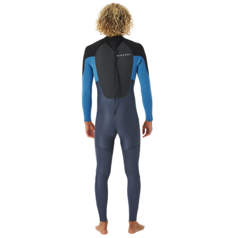 Rip Curl Men's Omega 5/3GB Back Zip Steamer Wetsuit in Blue-1